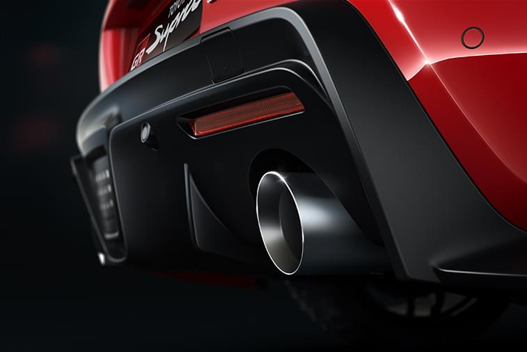 Výfuk v Toyote Supra