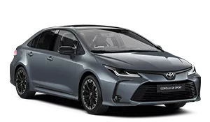 Šedý automobil Toyota Corolla GR Sport