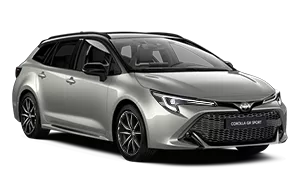 Stříbrné kombi Toyota Corolla Sport