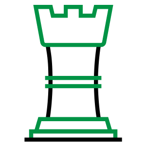 Zelená šachová věž