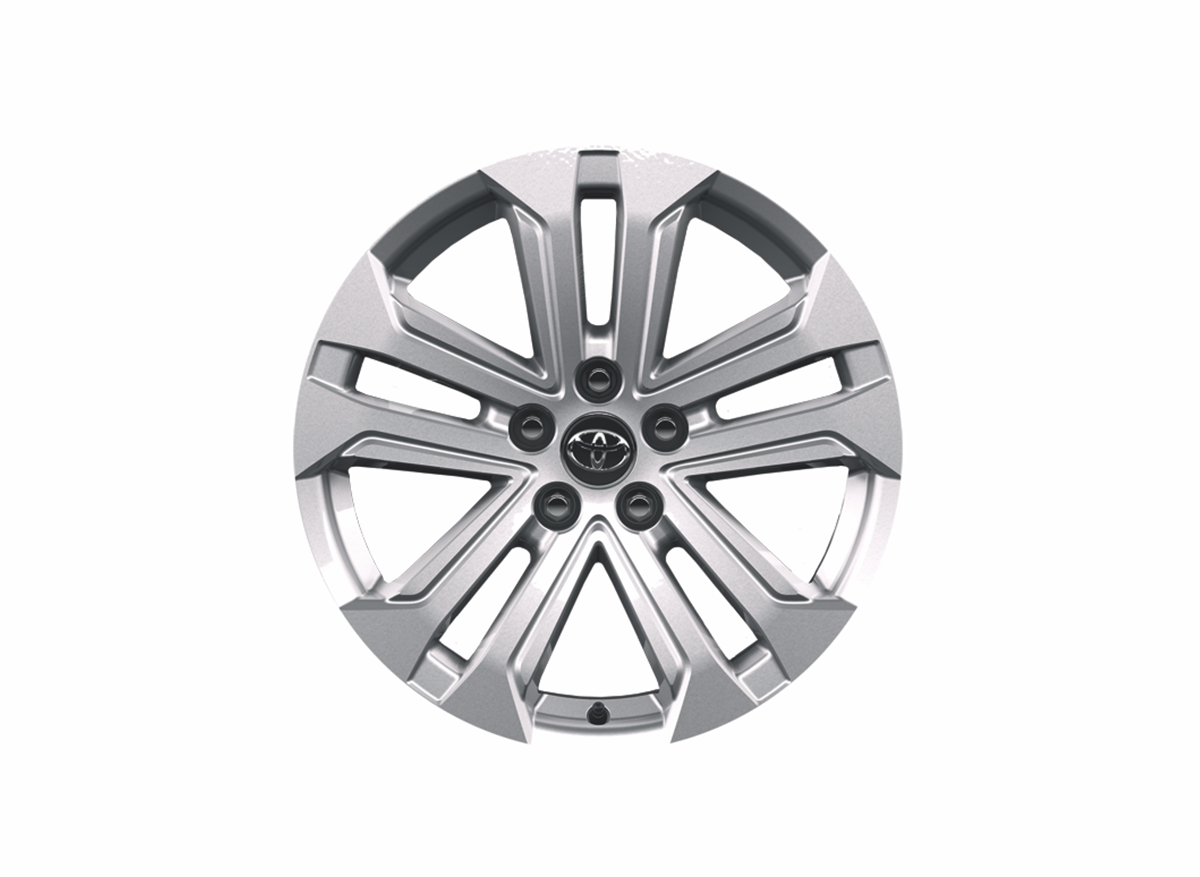 Černé autokolo s pěti paprsky